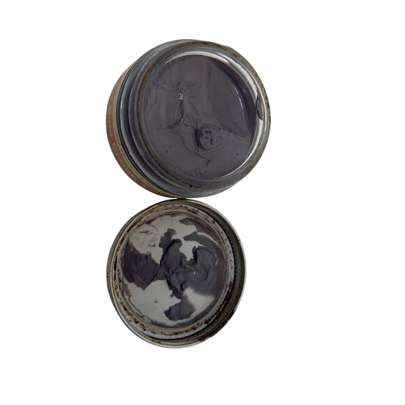 Vintage Cavalier Shoe Creme Deluxe 1.60 oz Neutral Leather Polish Glass Jar USED - Picture 5 of 5